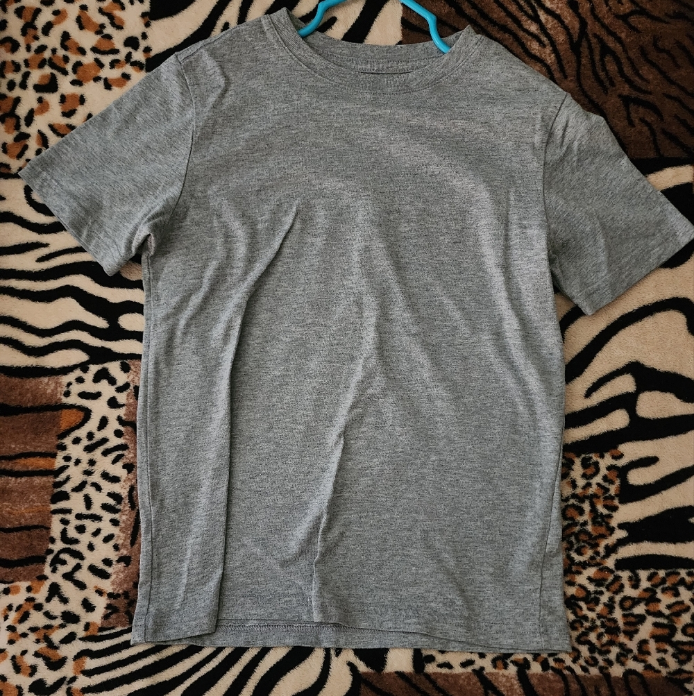 Wonder Nation Boy's Gray Short Sleeve Shirt Size Small (6/7)